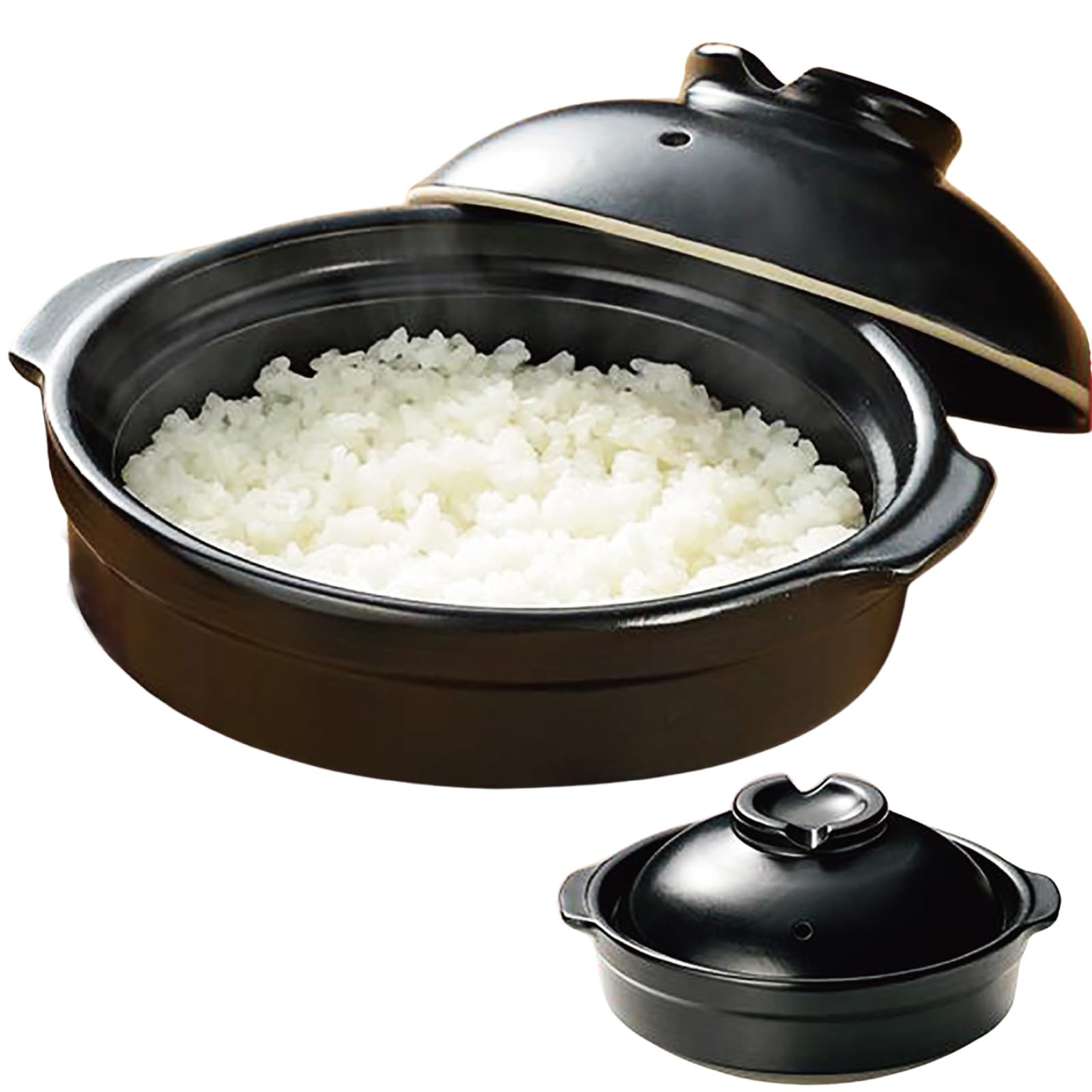 Amazon | レンジ専用 かんたん 炊飯器 1膳炊き 陶器製 レンジで