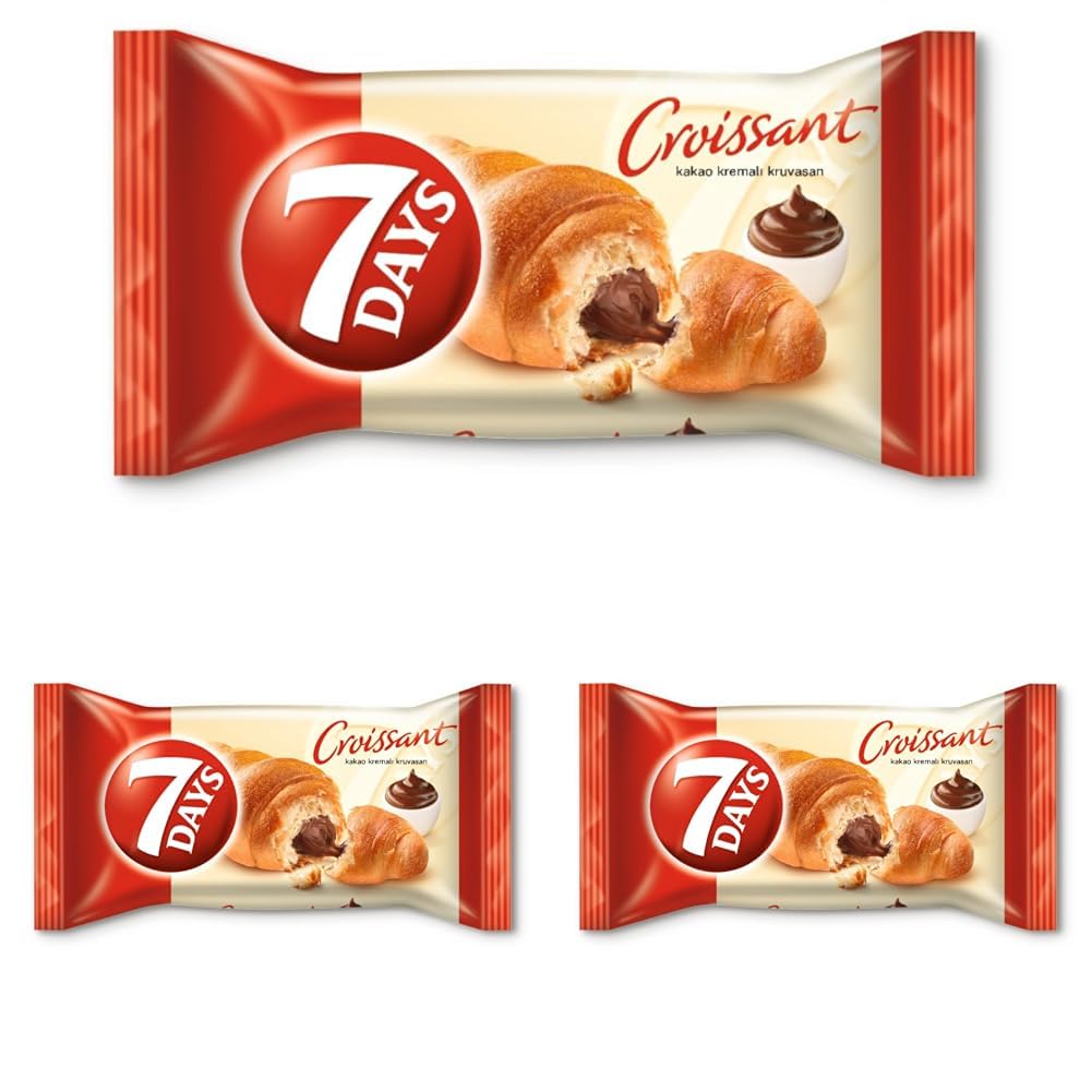 7Days Kakaolu Kruvasan 60 Gr 3lü paket