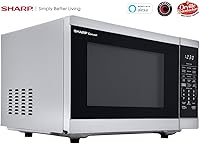 Vista 4 de SHARP Horno de microondas de encimera compatible con Alexa certificado por Orville Redenbacher's con plato giratorio Carousel extraíble de 12.4