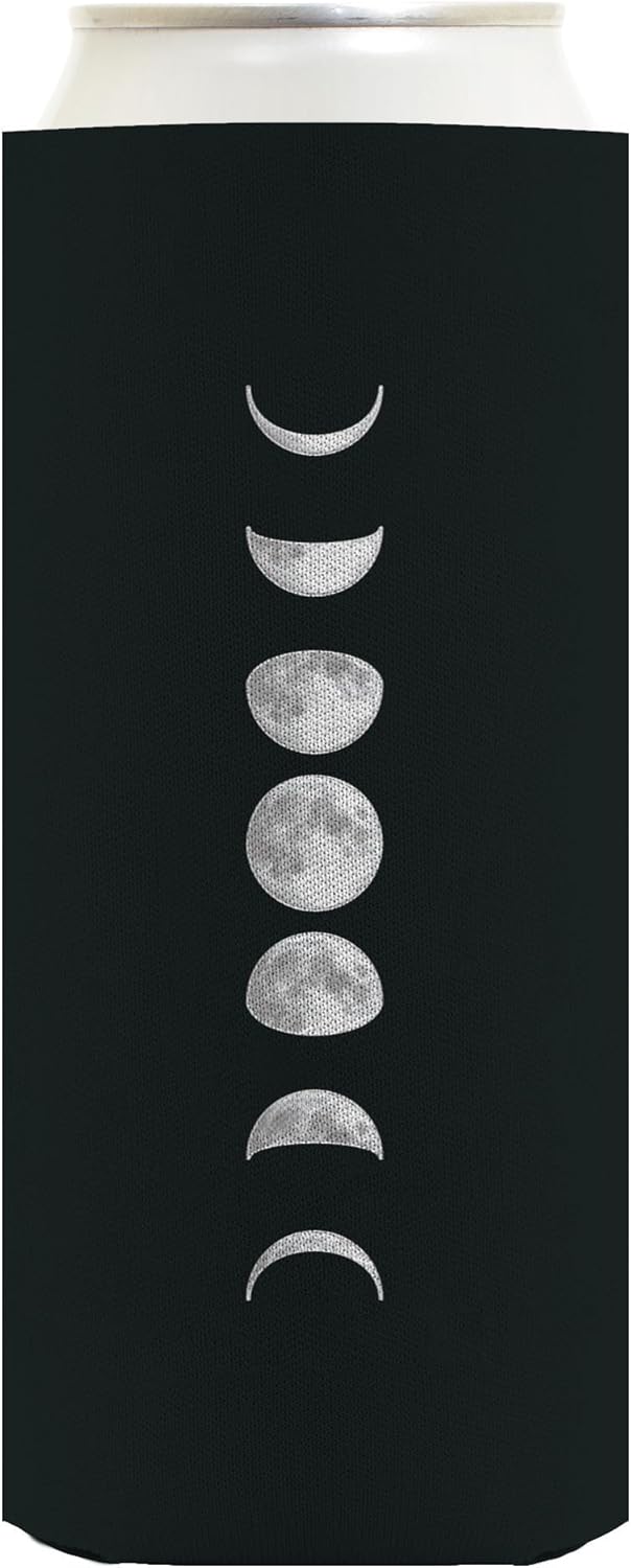 Halloween Witch Gift Witchy Moon Phases 12-Pack Ultra Slim Can Thermocoolers