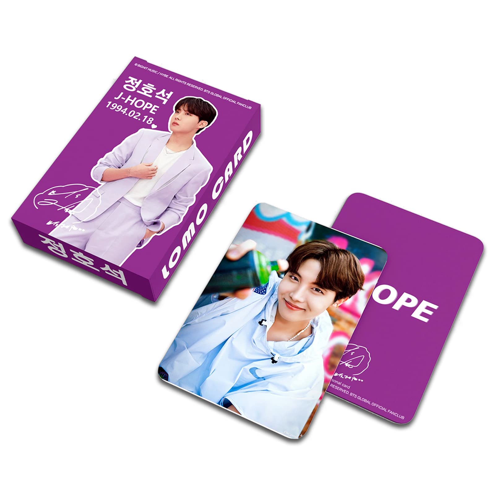 BTS J-Hope Solo Lomo Card 54 pcs Bangtan Boys Hoseokie Post Cards