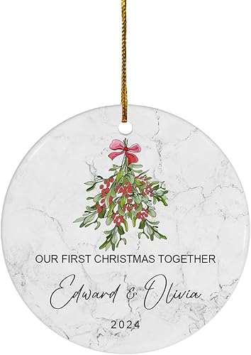 Miniatura 63 de FLOCHIL Adorno familiar personalizado para árbol de Navidad, adorno de Navidad familiar personalizado con foto de nombre, familia de 3, 4, 5 adornos