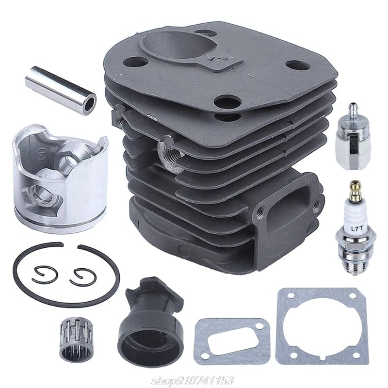 Accesorios de herramientas 4 4mm Juego de piezas de recambio de juntas de pistón de cilindros de motosierra plateada for Husqvarnas 350 351 353 34 6XP D03 20 Dropshipping
