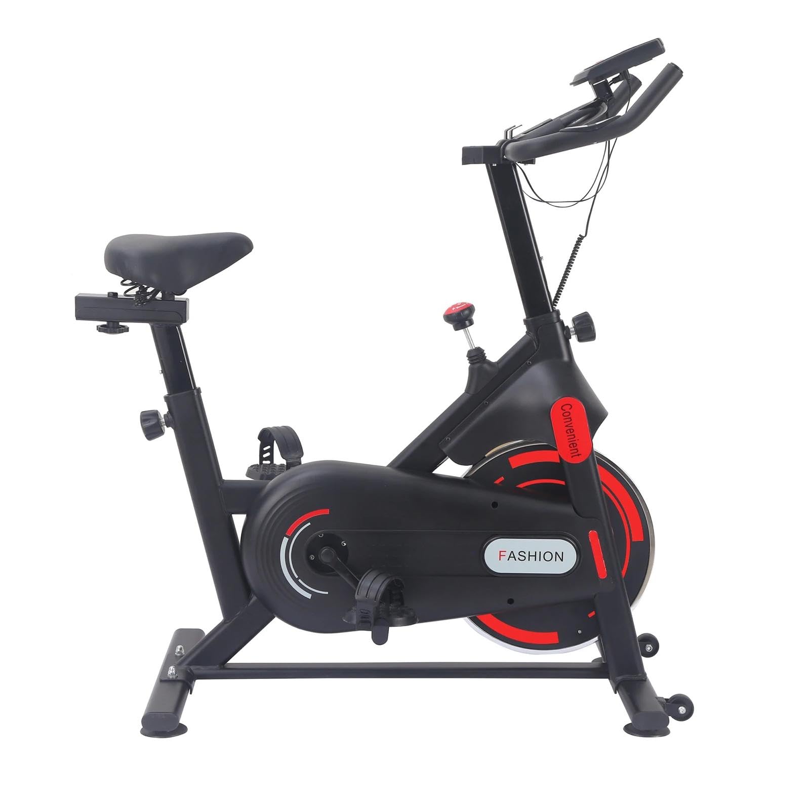 Bicicleta Ergométrica Spinning Silenciosa com Roda de Inércia 10Kg, Ajuste de Intensidade e Monitor Digital – Bike d