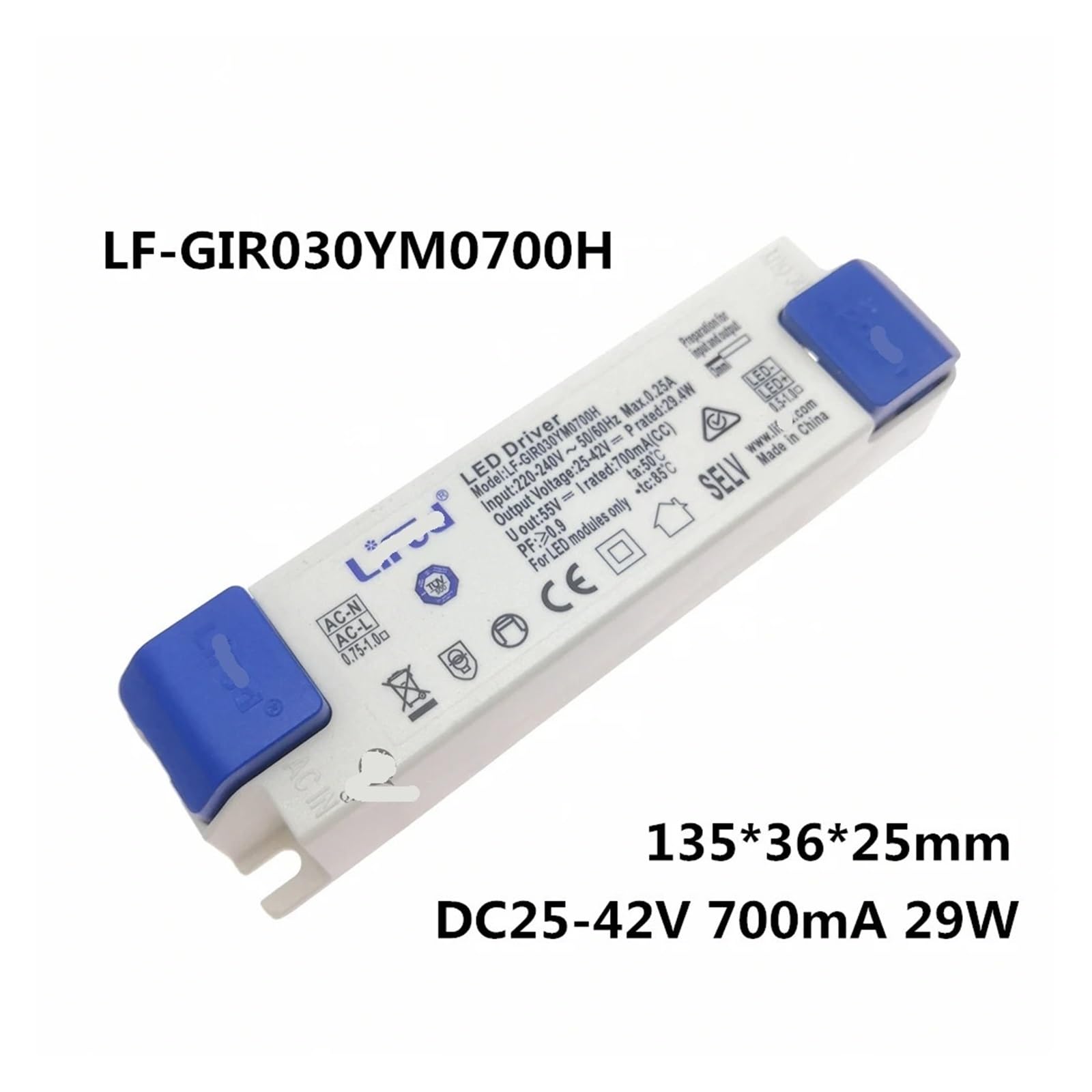 MEAN WELL HLG-320H-30A 320 W Single Output 10.7 A 30 Vdc Output Max IP65 Switching Power Supply - 1 item(s)