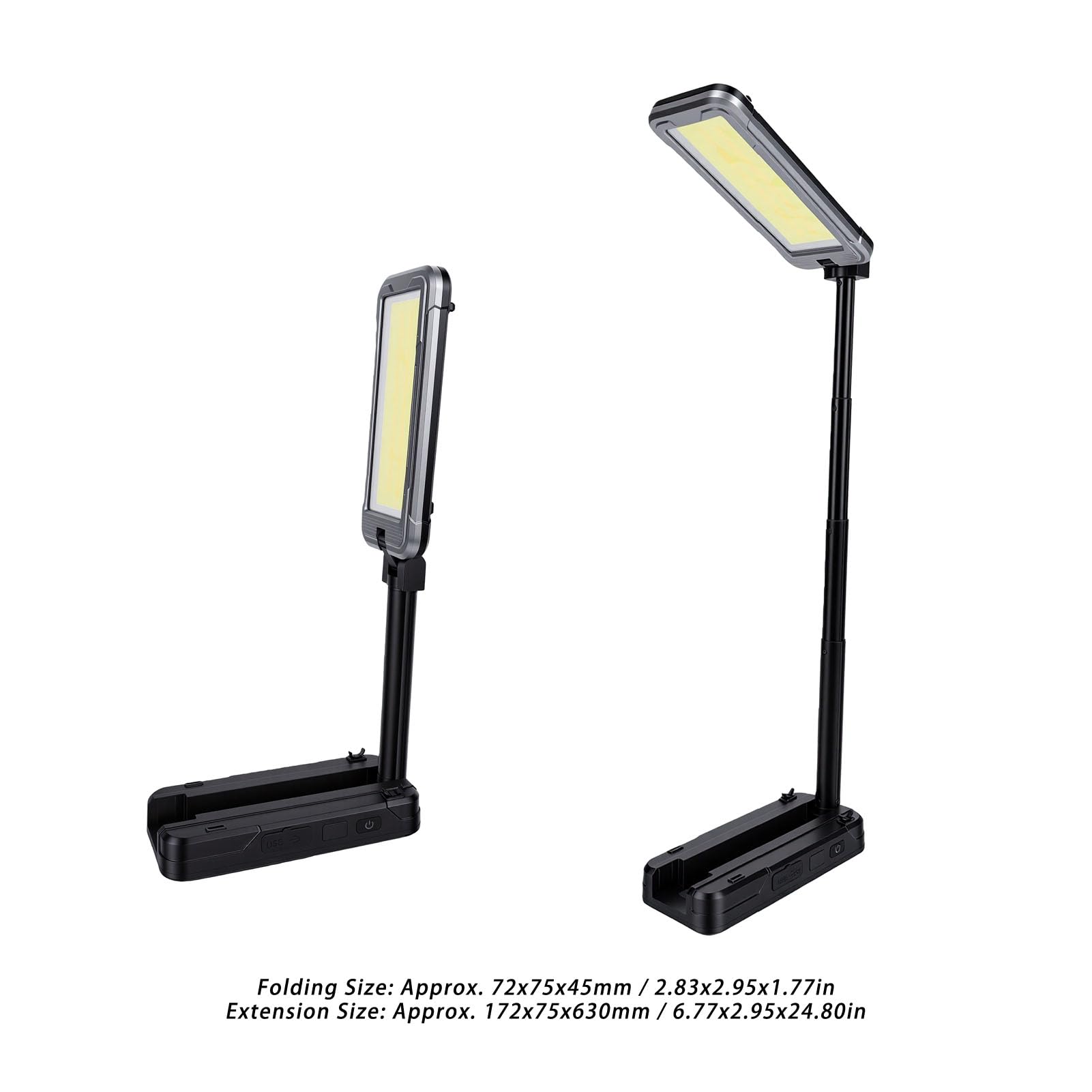 Fabater LED Arbeitsleuchte, USB C Ladefunktion, Solarladung for Werkstatt