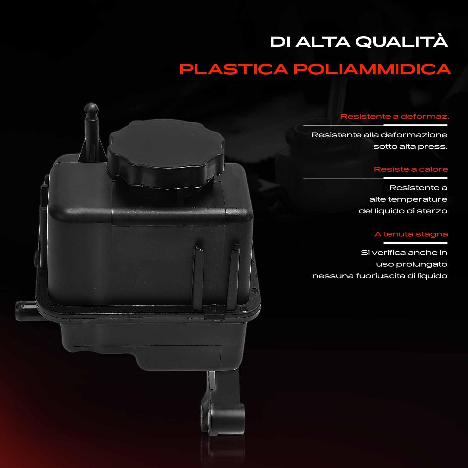 Frankberg Serbatoio di compensazione Olio idraulico Servosterzo Compatibile con Sprinter 46-T Furgone B906 413 CDi Sprinter 46-T Pianale/Telaio B906 413 CDi Replace# 7691462137