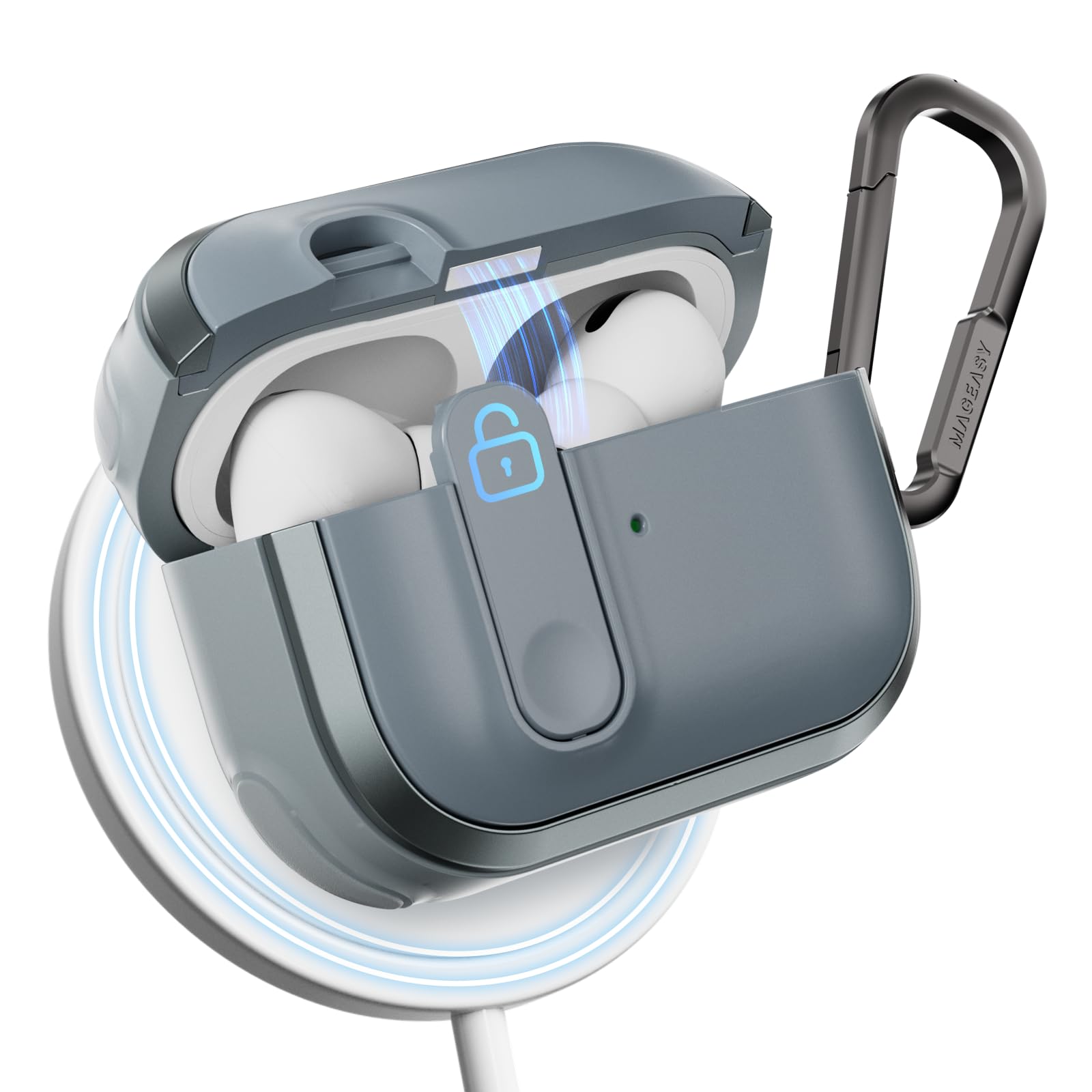Amazon | AirPodsPro第2ケースカバー用MAGEASYデザイン - 頑丈な