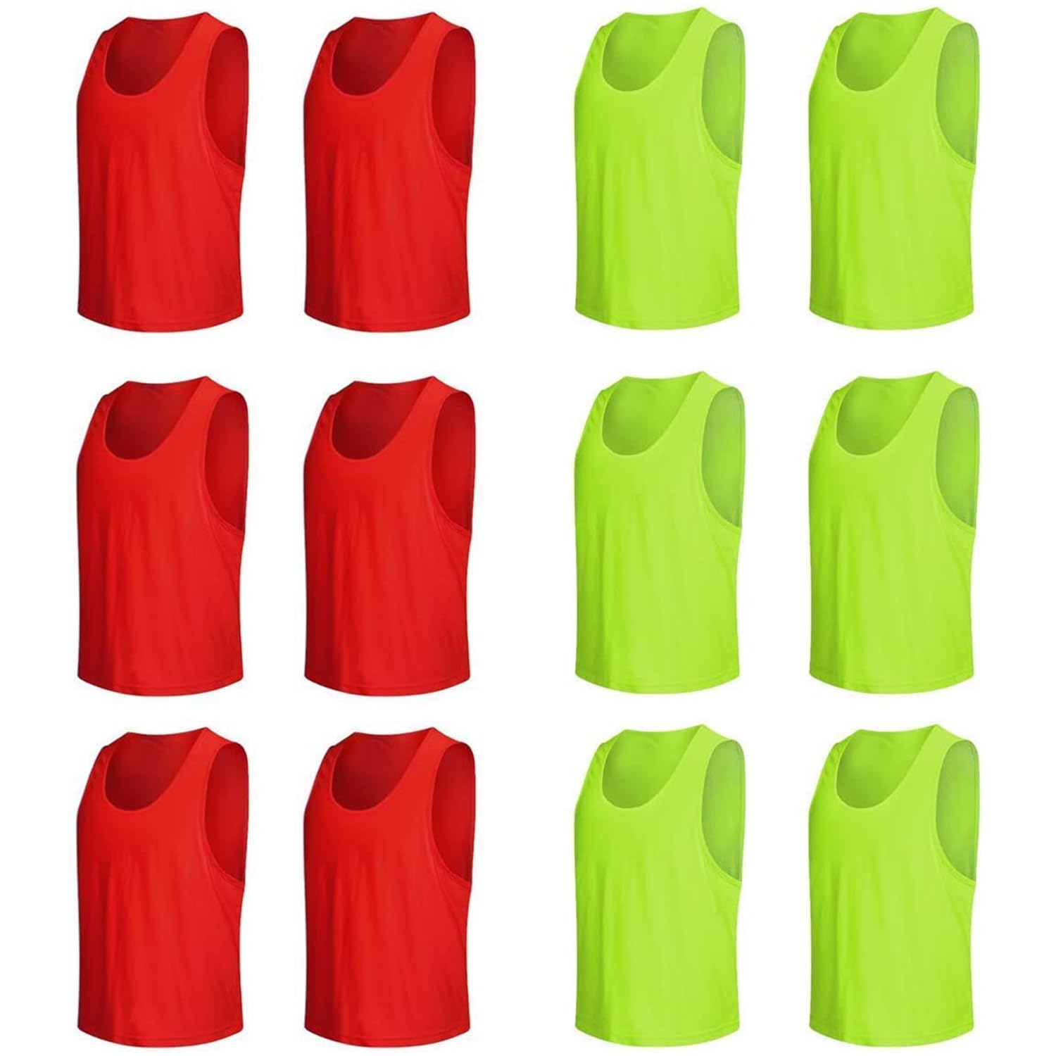 Senston Casulla de 12 Piezas para Principiantes, jóvenes y Adultos, Entrenamiento de Respaldo para balón de fútbol, Baloncesto, Voleibol y béisbol