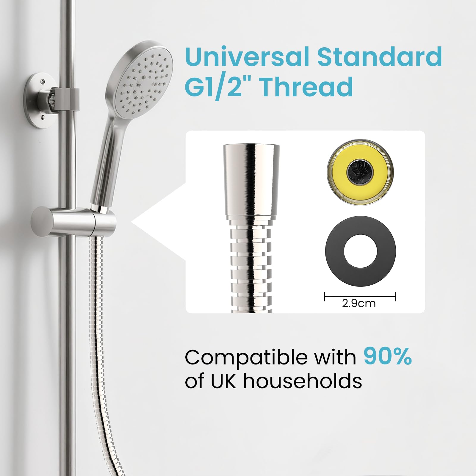 MEKO Shower Hose 1.8m - Image 4