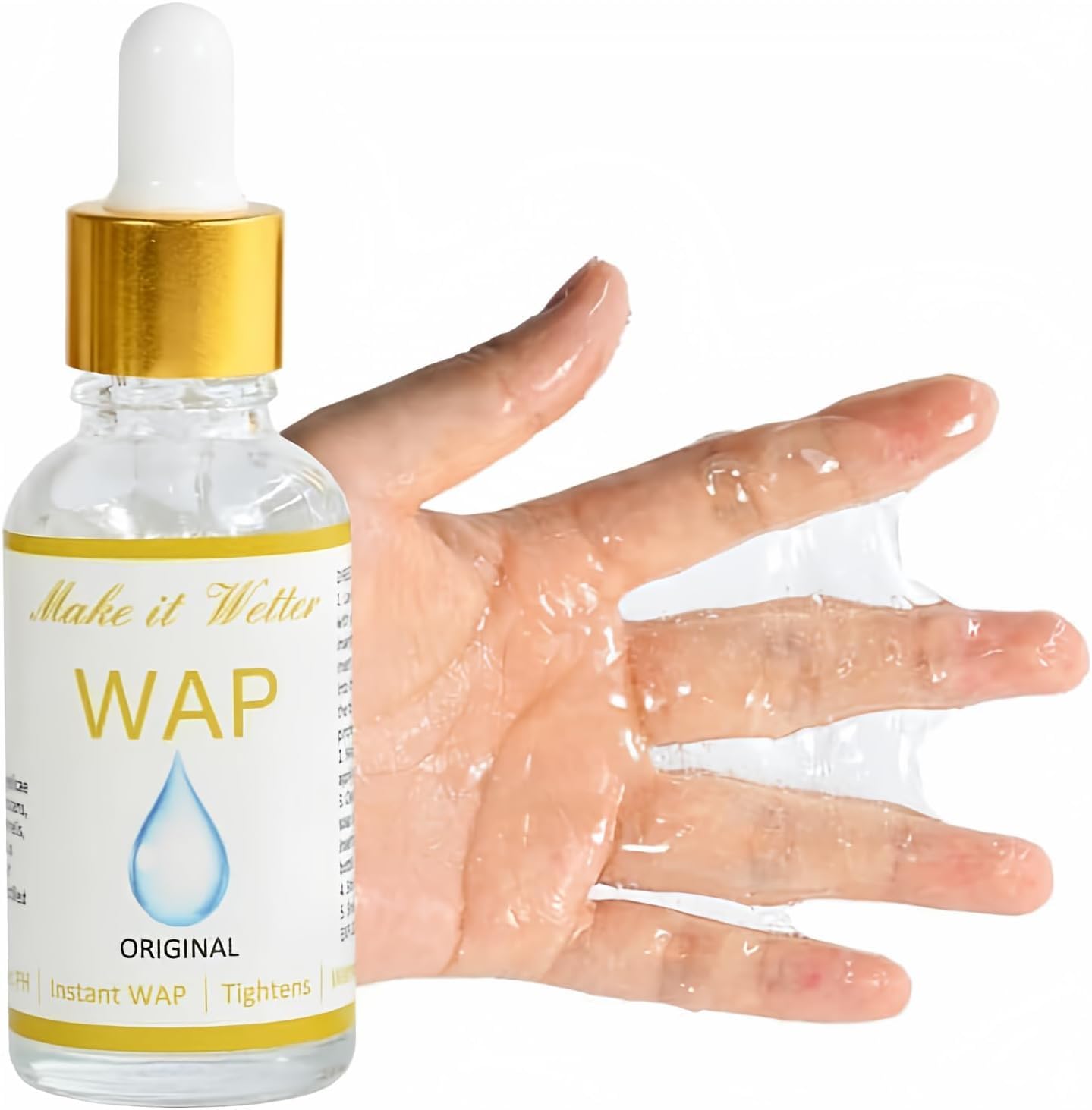 Yoni Slime WAP Oil - Organic Natural Herbal Plant Based Intimate Oil Gel Make it Wetter Keep Vaginal