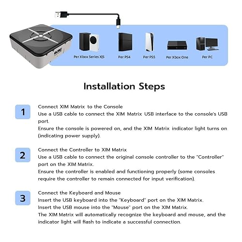 XIM MATRIX 適配器Xbox Series X|S・PS5・Xbox One・PS4・PC用