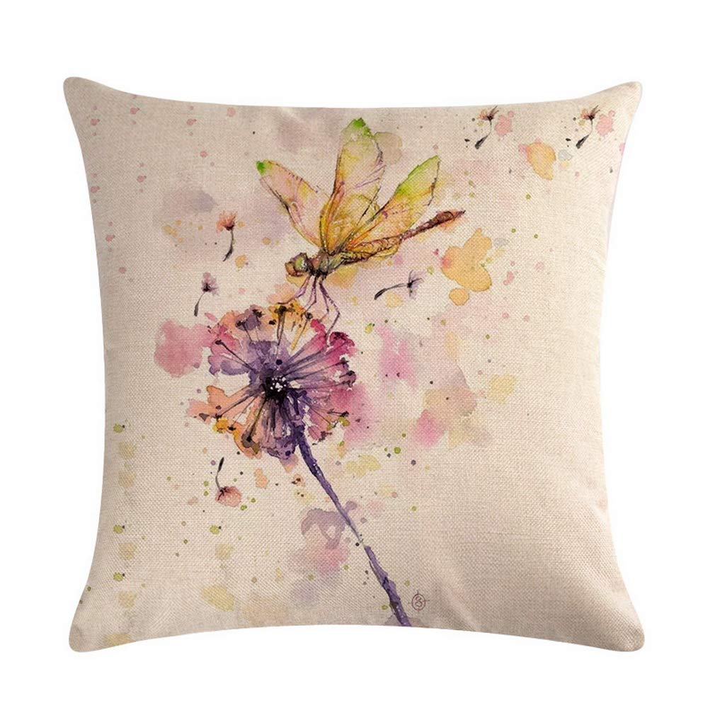 Nunbee Federe Per Cuscini 45x45cm – Set Di 4, Tessuto Lino, Cerniera Invisibile, Decorazione Natalizia - 2