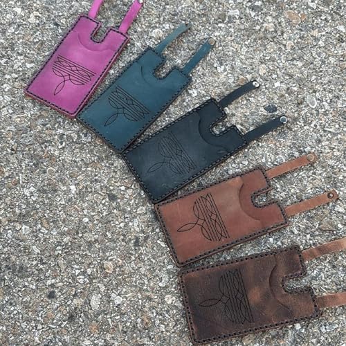 Western Boot Wallet with Snap Strap, 2025 Fashion Leather Wallet, Small handcrafted Leather Credit Card Wallets for Women, Western Pull on Boot Accessory, Slim Cowboy Billfold for Men Women(Black)2