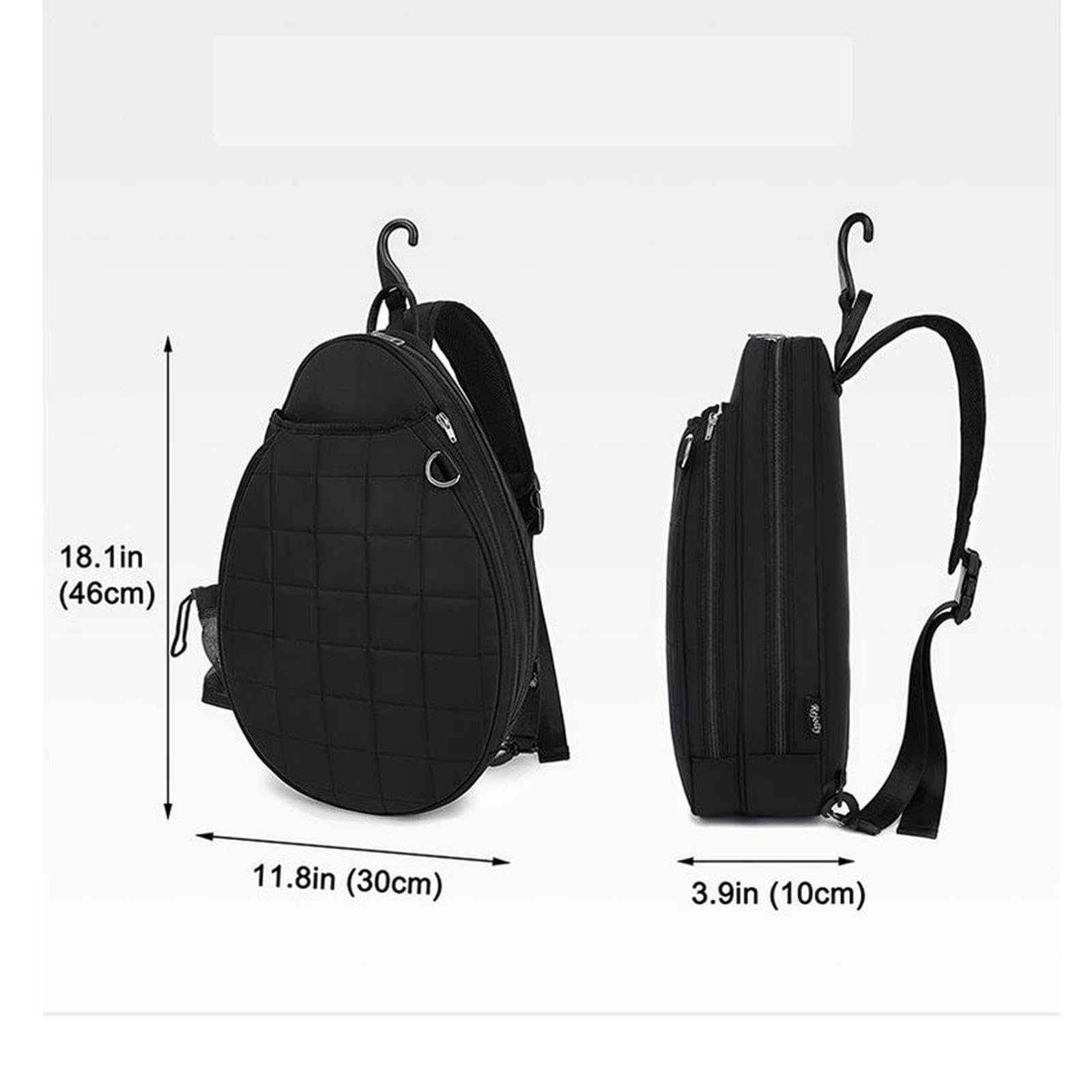 Bolso Bandolera para Raqueta de Tenis, Bolso Tote de Tenis para Mujer, Correa Ajustable, Bolso de Mano, Funda para Raqueta, Bolsa de Tenis, Bolsa