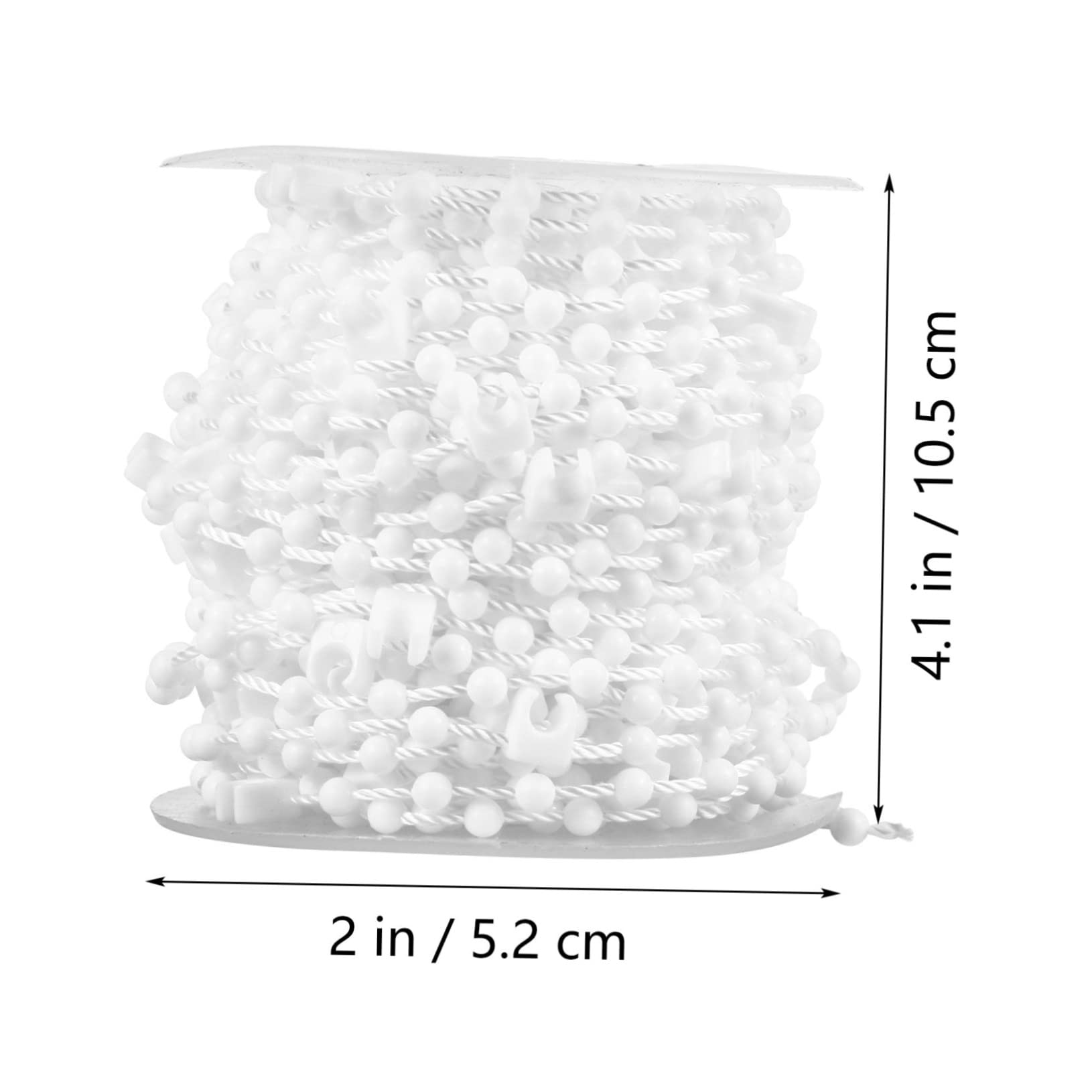 ABOOFAN 1set Vertical Curtain Bead Chain Accessories Bead Buckle for Shutters Roman Shades and Vertical Curtains Easy to Use and Install