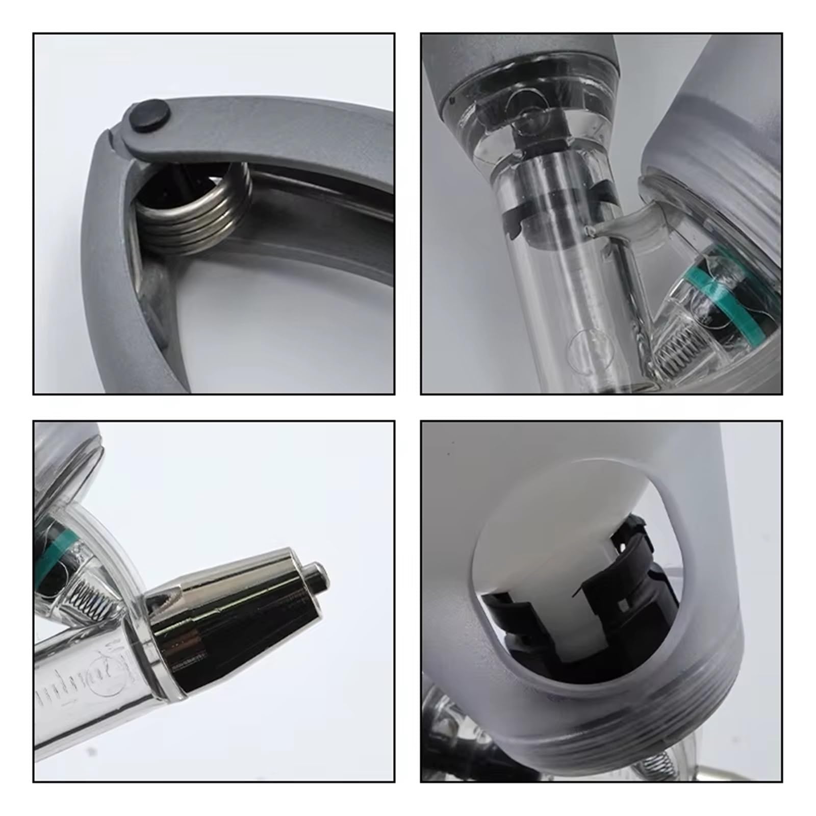 1 Ml/2 Ml/5 Ml Siringa Veterinaria Automatica Continua per Iniezione Animale Vaccino Regolabile per Bestiame Bovini Suini Ovini Dispositivo Veterinario per Somministrazione(Type2 2ml)
