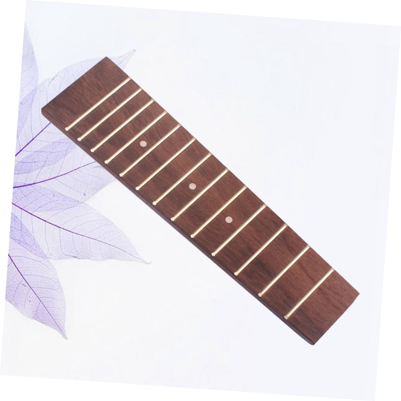 VANZACK 13 Rosewood Fretboard for Ukulele Accessories Fret Replacement for Soprano Concert Ukulele Durable Wear Resistant Natural with Classic Style