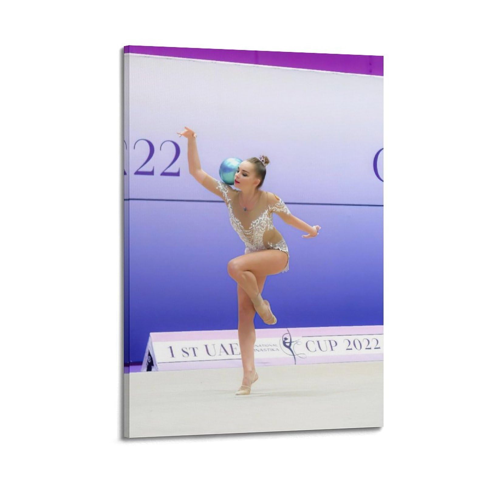 BINKAIYI Poster décoratif sur toile pour chambre à coucher et chambre à coucher Motif gymnastique artistique 40 x 60 cm