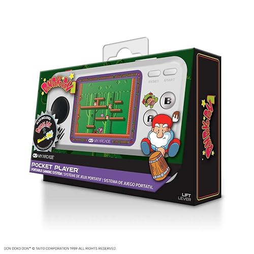 Vista 35 de My Arcade Pocket Player Handheld Game Console: 3 Built In Games, Pac-Man, Pac-Panic, Pac-Mania, Full Color Display, Speaker, Volume Controls