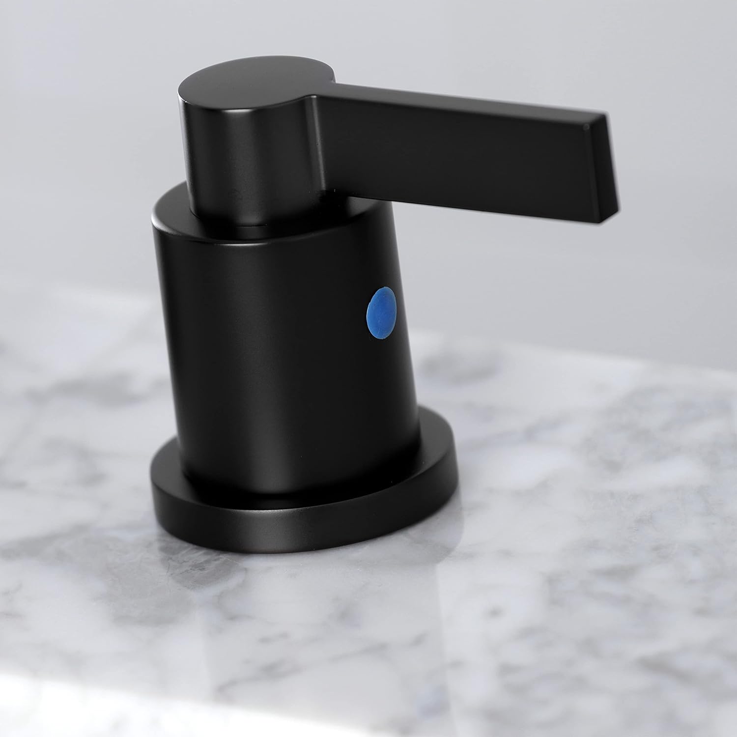 Kingston Brass FSC8920NDL Fsc8920Ndl 8" Widespread Lavatory Faucet With Brass Pop-Up, 5-3/8" In Spout Reach, Matte Black