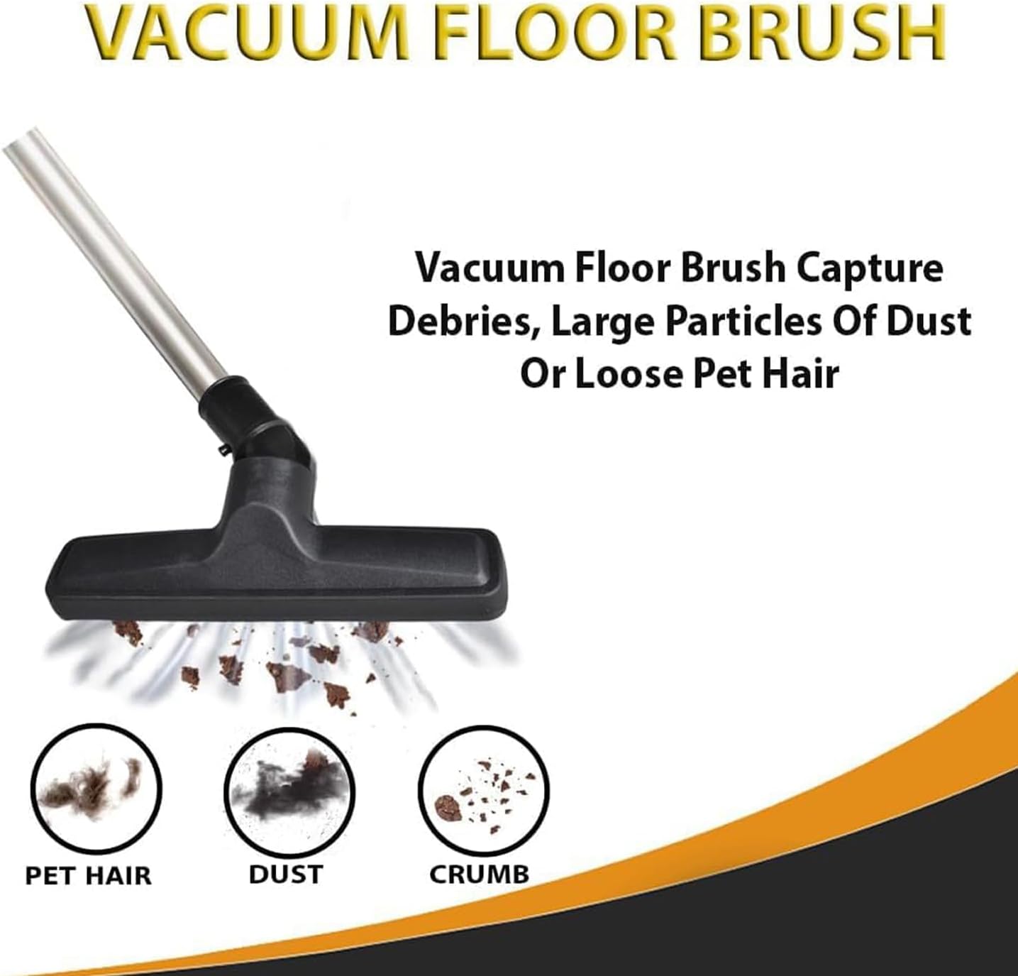 Replacement for Hoover CH30000 Commercial PORTAPOWER Portable Vacuum Cleaner Floor Brush Black also fits CN3000, S3129, S3131, S3131-030, S3133, S3135, S3137, S3139-035, S3141 image 3