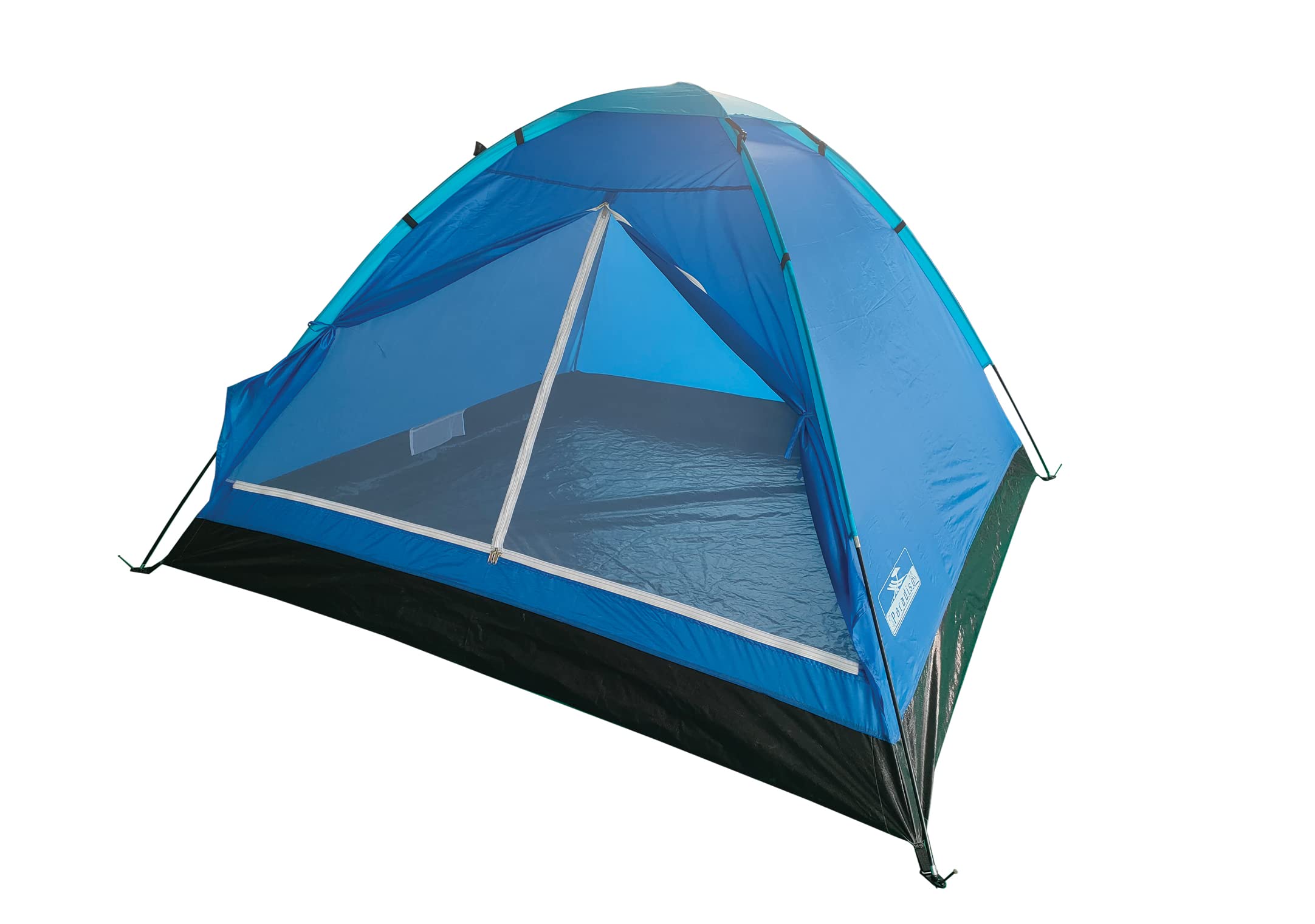 ParadisoTent 2 Person Picnic Polyester Camping Portable Waterproof House Tent 2 Person for Hiking/Travelling Tent - Multicolour