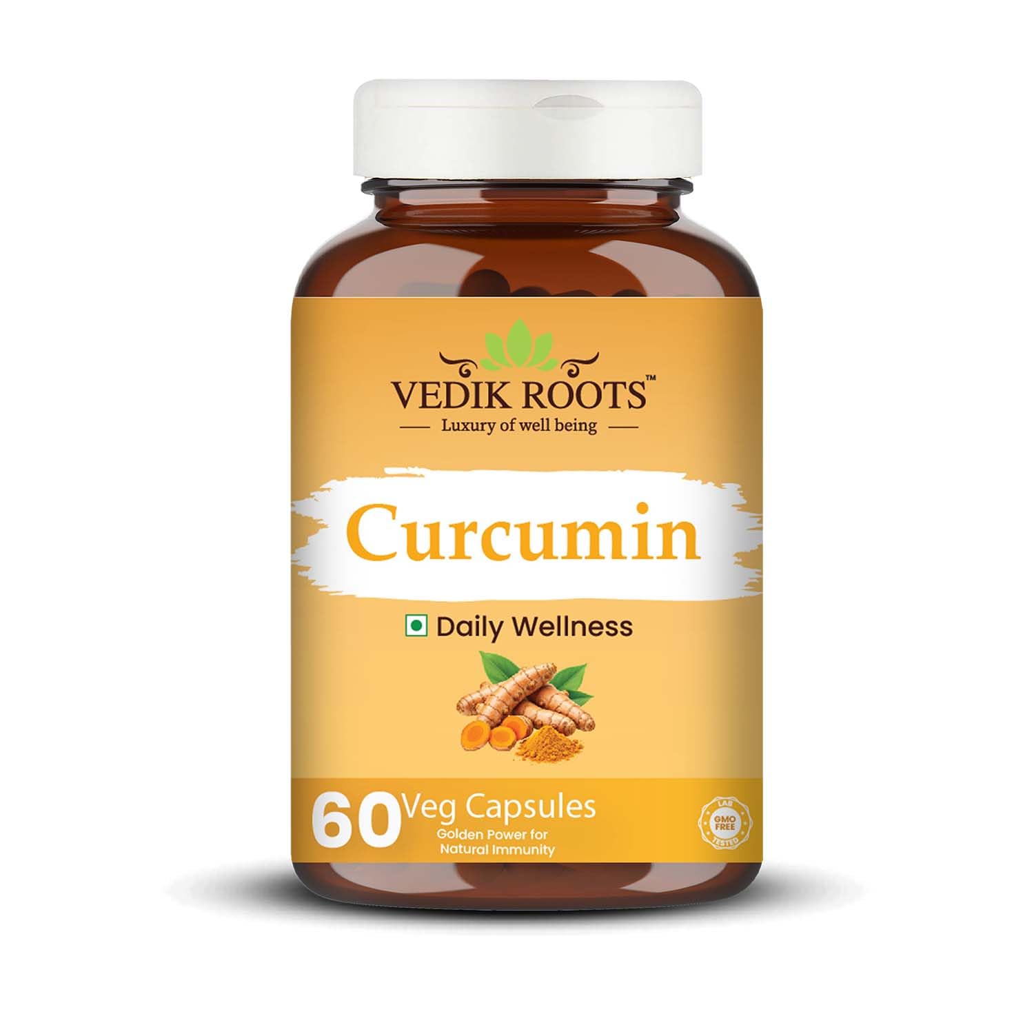 Vedikroots Curcumin Capsules for Joint Support Supplement with Piperine & 95% Curcuminoids | Anti-Inflammatory | Turmeric, Ginger & Black Pepper | 60 Veg Capsules (60)-image-20