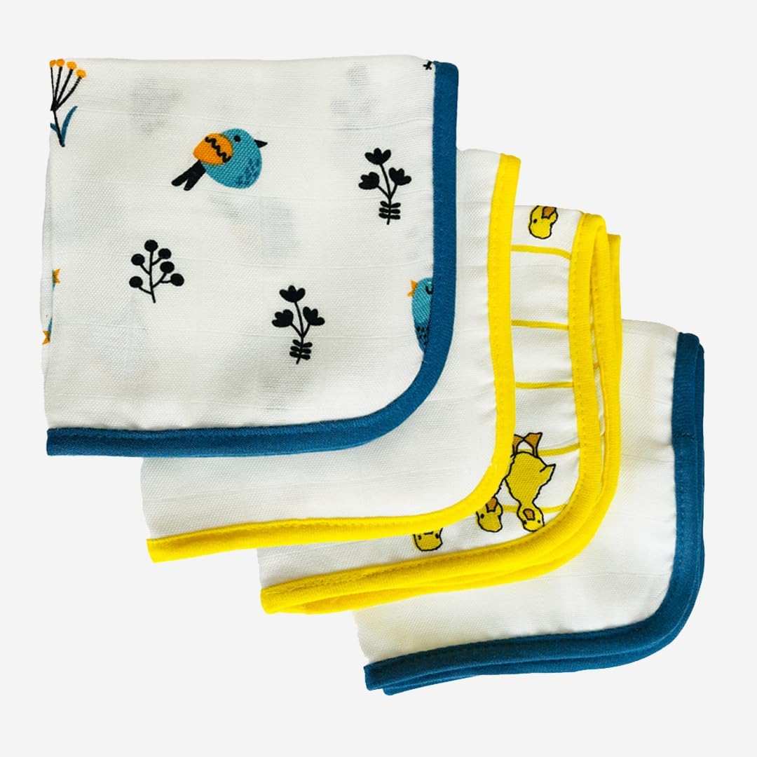 TINYLANE - Curated For You! Newborn Baby Products Gift Set (13 Pcs), Essential Clothing Gift Kit For Infants Of 0-3 Years, Swaddles, Bibs, Cap, Booties, Mittens & Washcloths, Ideal Baby Shower Gift Pack 6 61MiAm8dTQL. SL1080