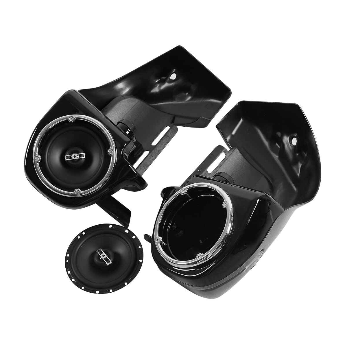 Xfmt Vivid Black Lower Vented Leg Fairings