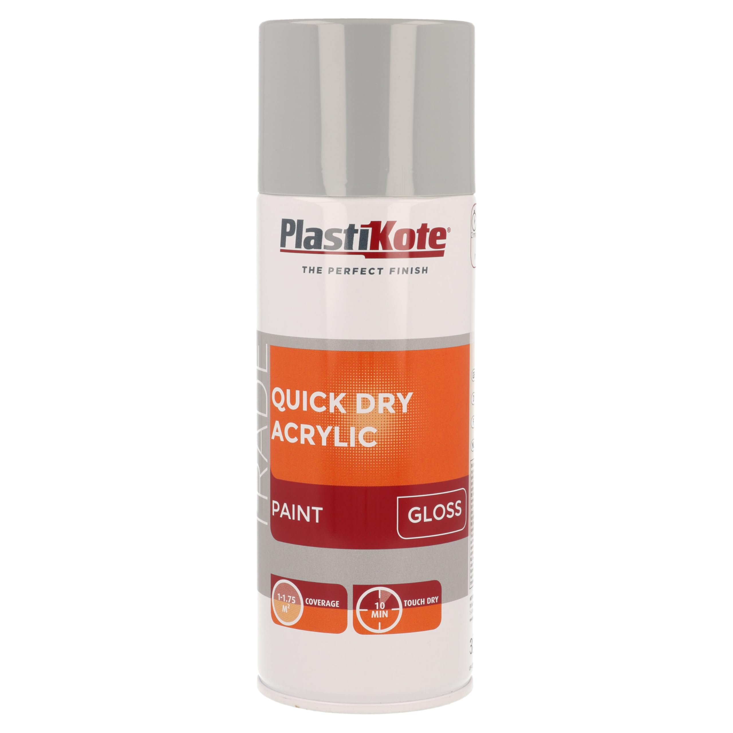 PlastiKote 071012 Trade Quick Drying RAL 7001 Gloss 400 ml