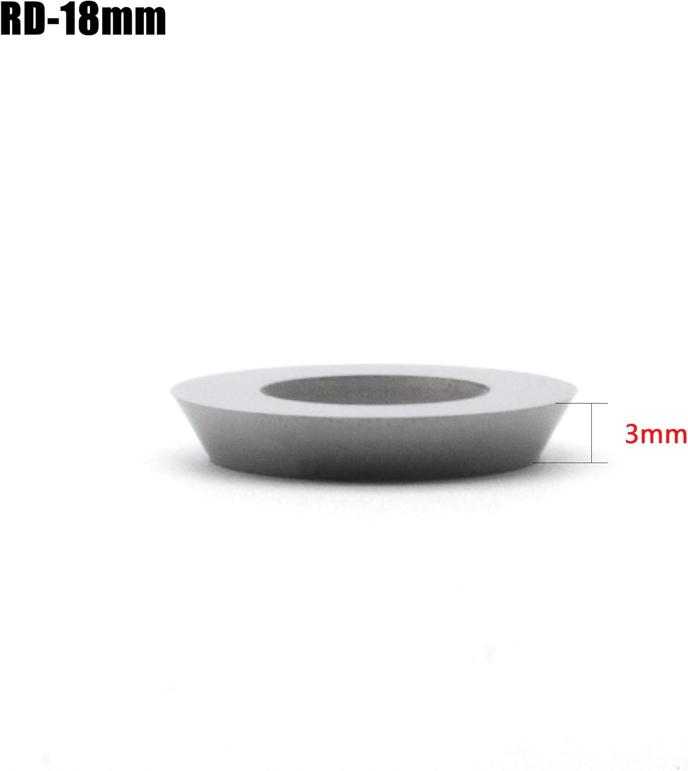 DLtools 18mm Round Tungsten Carbide Insert Replacement Cutters(30 Cutting Angle),for Full and Pro Size Finisher Wood Turning Lathe Tools (10pcs)