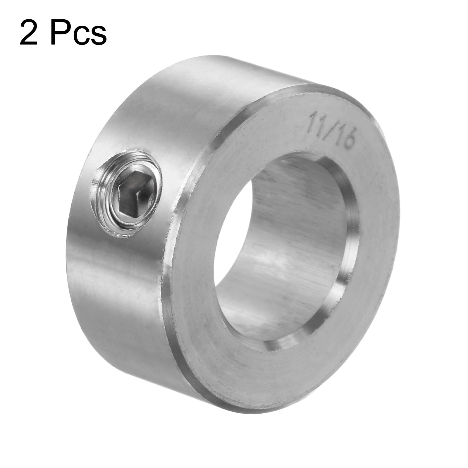 2-1/4" ID (2 PCS) Single Split Shaft Collar - Black Oxide Finish