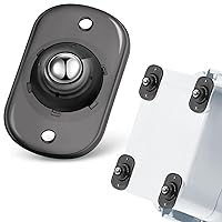 Vista 16 de Honoson - 48 ruedas giratorias autoadhesivas para electrodomésticos, deslizadores, universales, giratorias de 360°, para cocina pequeña Transparente