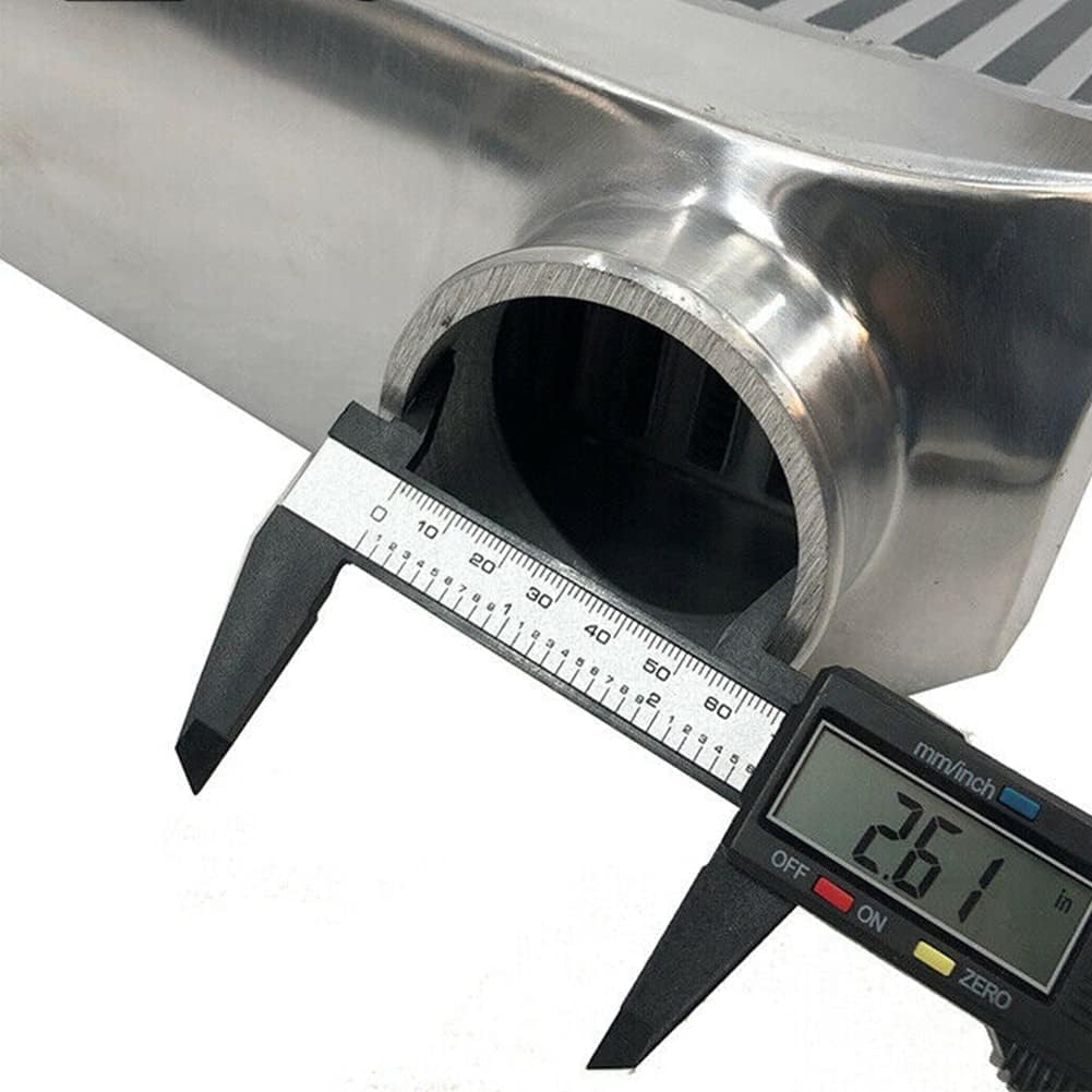 Universal 3" Inlet/Outlet Aluminum Intercooler 31x12x4Inch Large Front Mount 76mm Coresize 24"x11.5"x3.5"