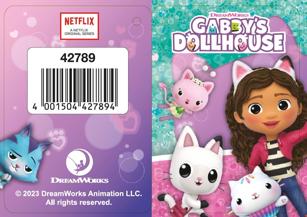 Schmidt Spiele 42789 Gabbys Dollhouse-Peluche a Forma di Erba gatta, 28 cm