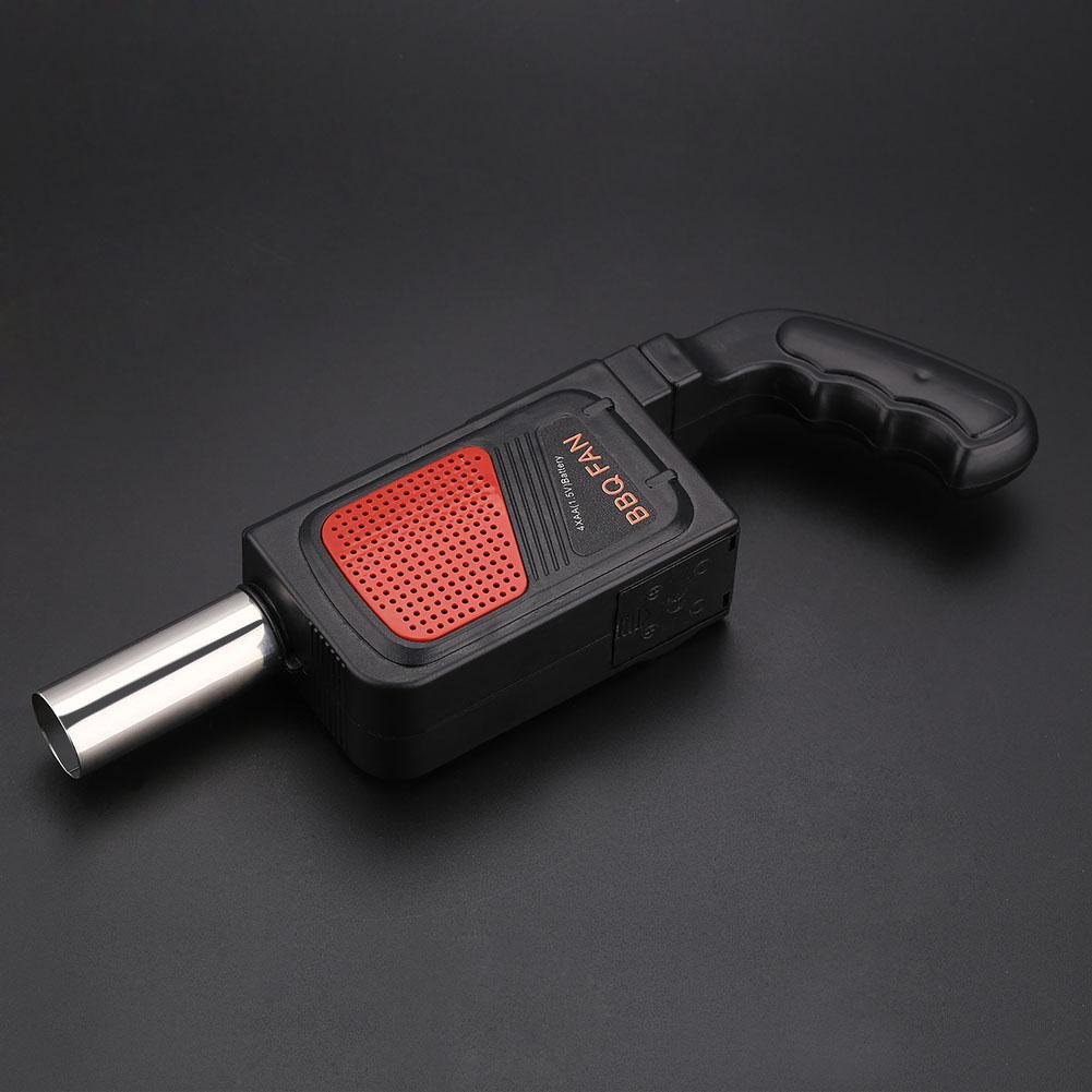 Asixx Handheld BBQ Fan, Portable Electric Air Blower for Outdoor Camping Grill Picnic Barbecue Cooking Tool - Image 2