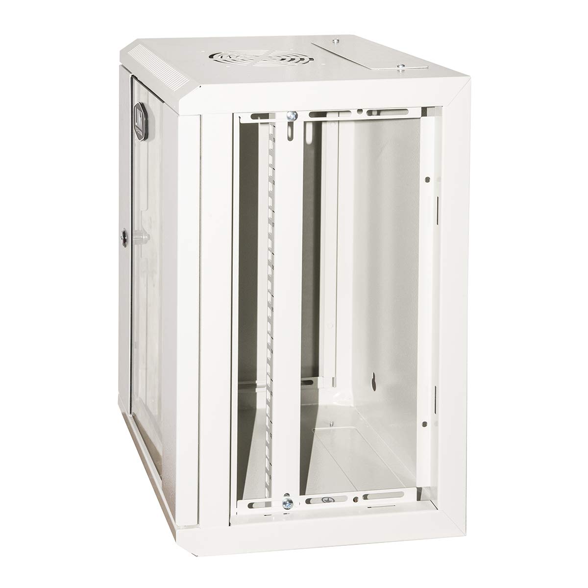 CO109U - Armadio rack 10" 9 unita' in acciaio colore grigio con fianchi apribili