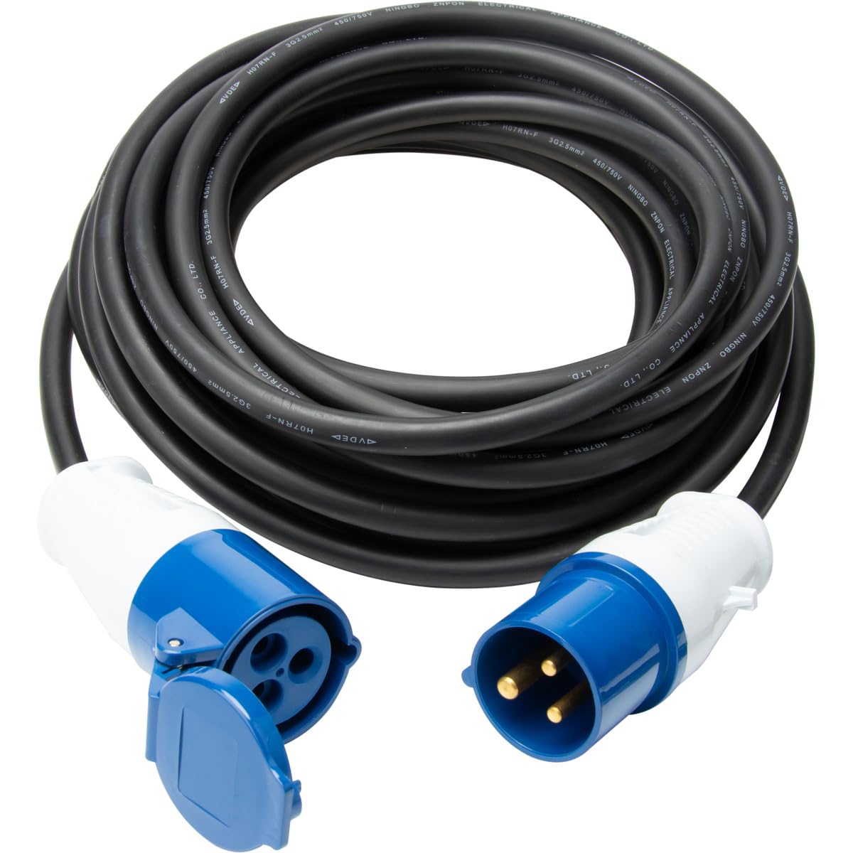 Rallonge électrique CEE P17 - Longueur 15m - Protec