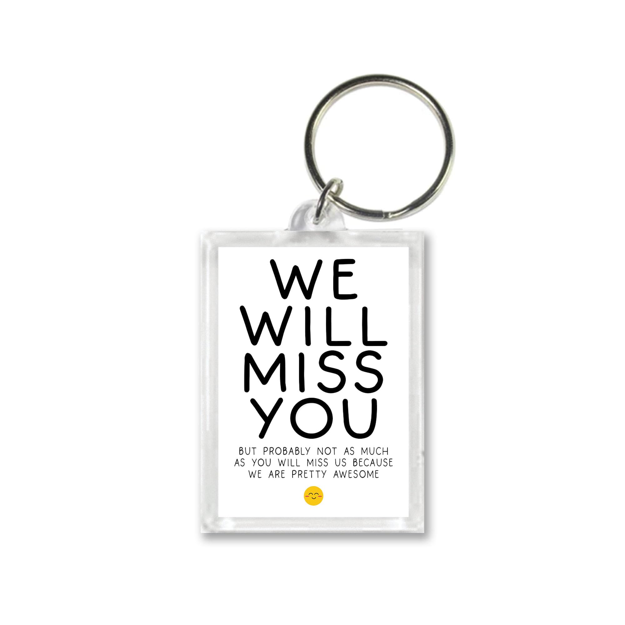 Rib Ticklerz Multicolor - Funny Leaving Work Gift - Funny Keyring - We Will Miss You - Gift For Colleague - New Job Gift Leaving Gifts - Good Luck Farewell Bye Banter - Kr153