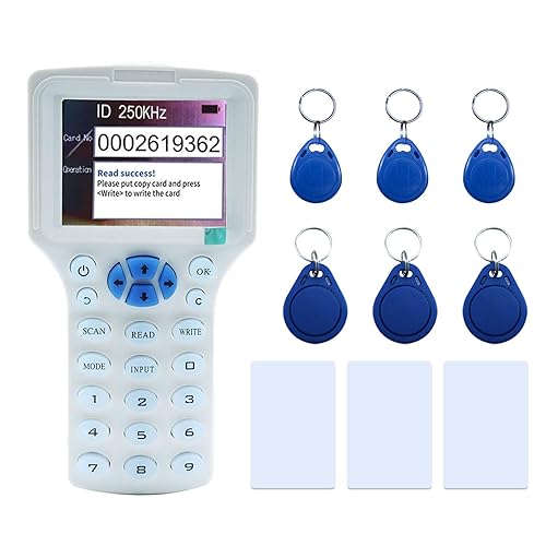 300CD RFID Reader Writer White (RFID Copier Multi-Frequency RFID Writer