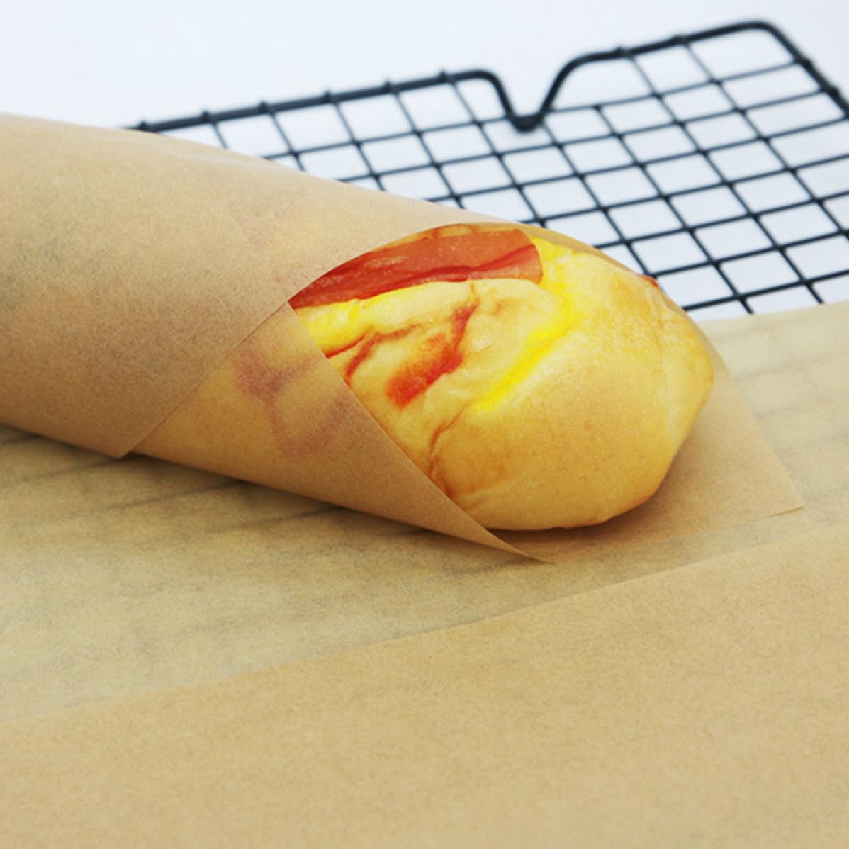 de Papel para Hornear Alta Resistencia Térmica de Papel Kraft Marrón 100 y Conductividad para Panaderías y Reposterías