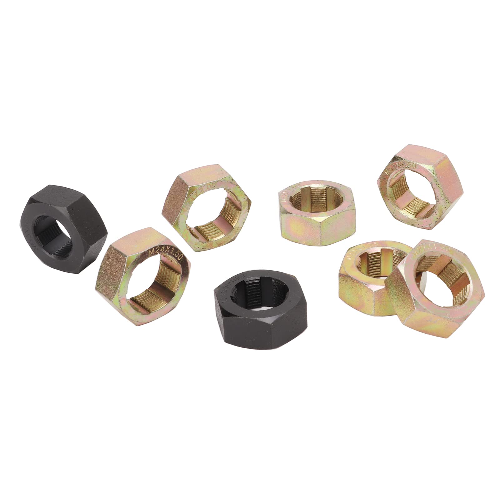 Set di 8 utensili per la riparazione delle filettature degli assi, kit in acciaio al carbonio per il ripristino delle filettature, adatto alla manutenzione dei veicoli; include