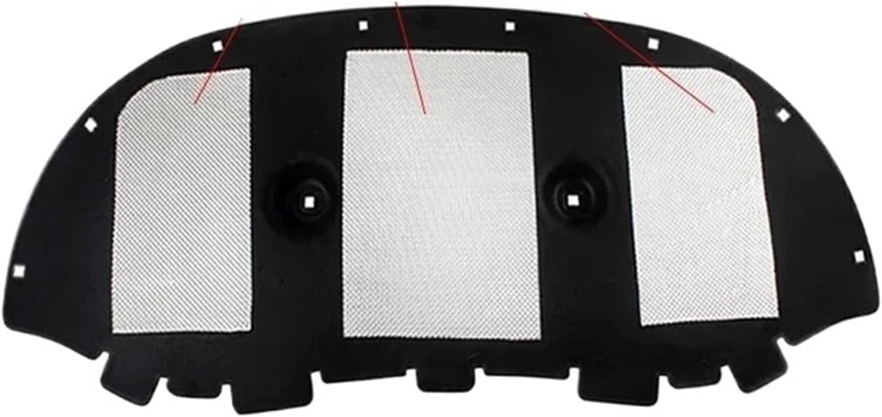 Compatible For Skoda Kodiaq 2017-2021 Insulation Pad Front Engine Hood Soundproof Heat Insulation PET Aluminum Foil Mat Cover(Type B)