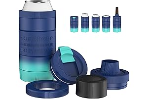 Ourokhome 5-in-1 Can Cooler: The Ultimate Beverage Solution for Skinny and Regular Cans