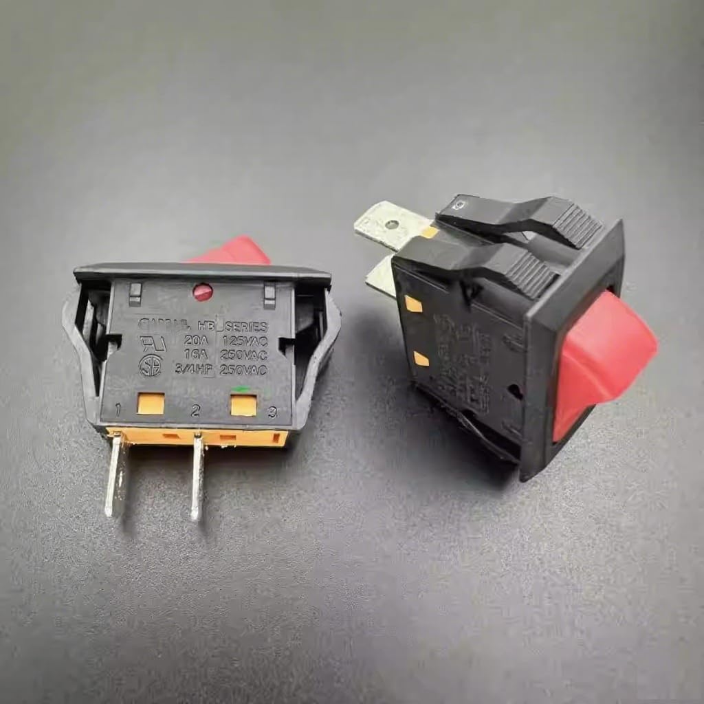 CANALHB Rocker Switch, 2 Pin SPST ON-Off,1PC
