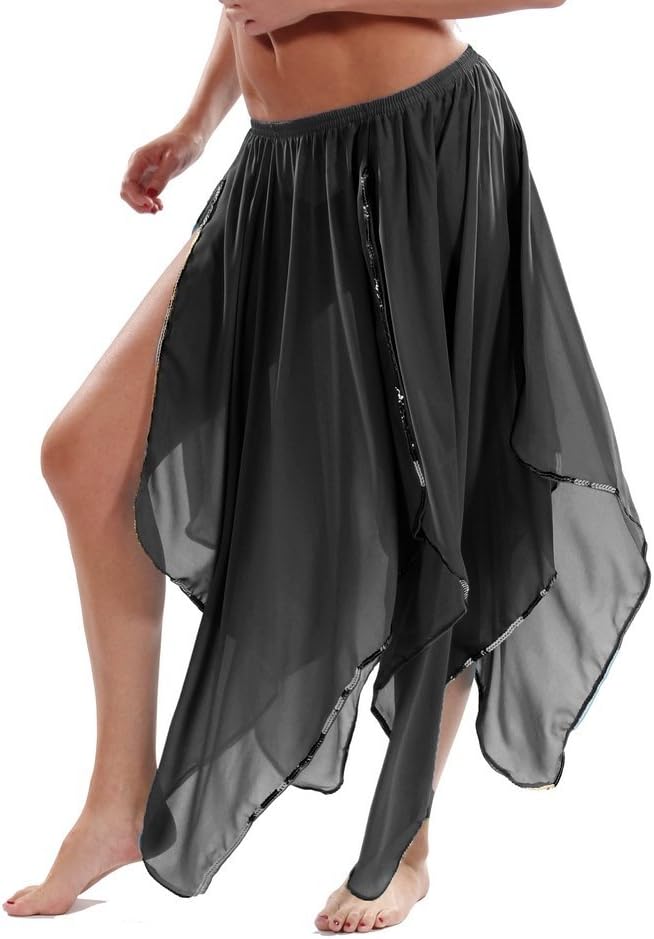 Miss Belly Dance Women's 4 Panel Chiffon Skirt - Image 2