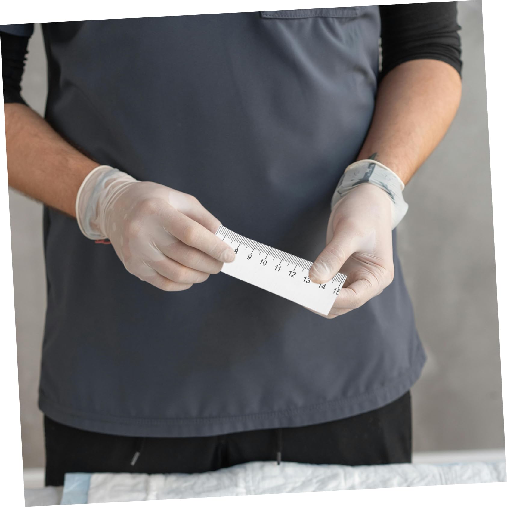 10 Set Metro A Nastro Di Carta Lungo 1 Metro Piccolo Metro A Nastro Retrattile Etichetta Nastro Biadesivo Resistente Righello Di Misurazione Per Uso Medico Più Forte È 100 Pezzi*10