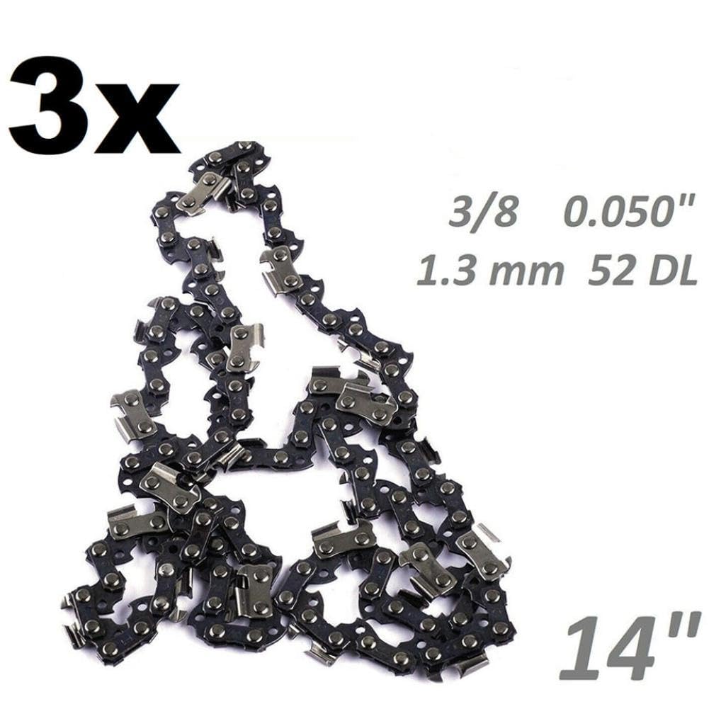 Cadena de Motosierra 35cm 3/8 Pitch LP 52 Drivelink Compatible con 135
