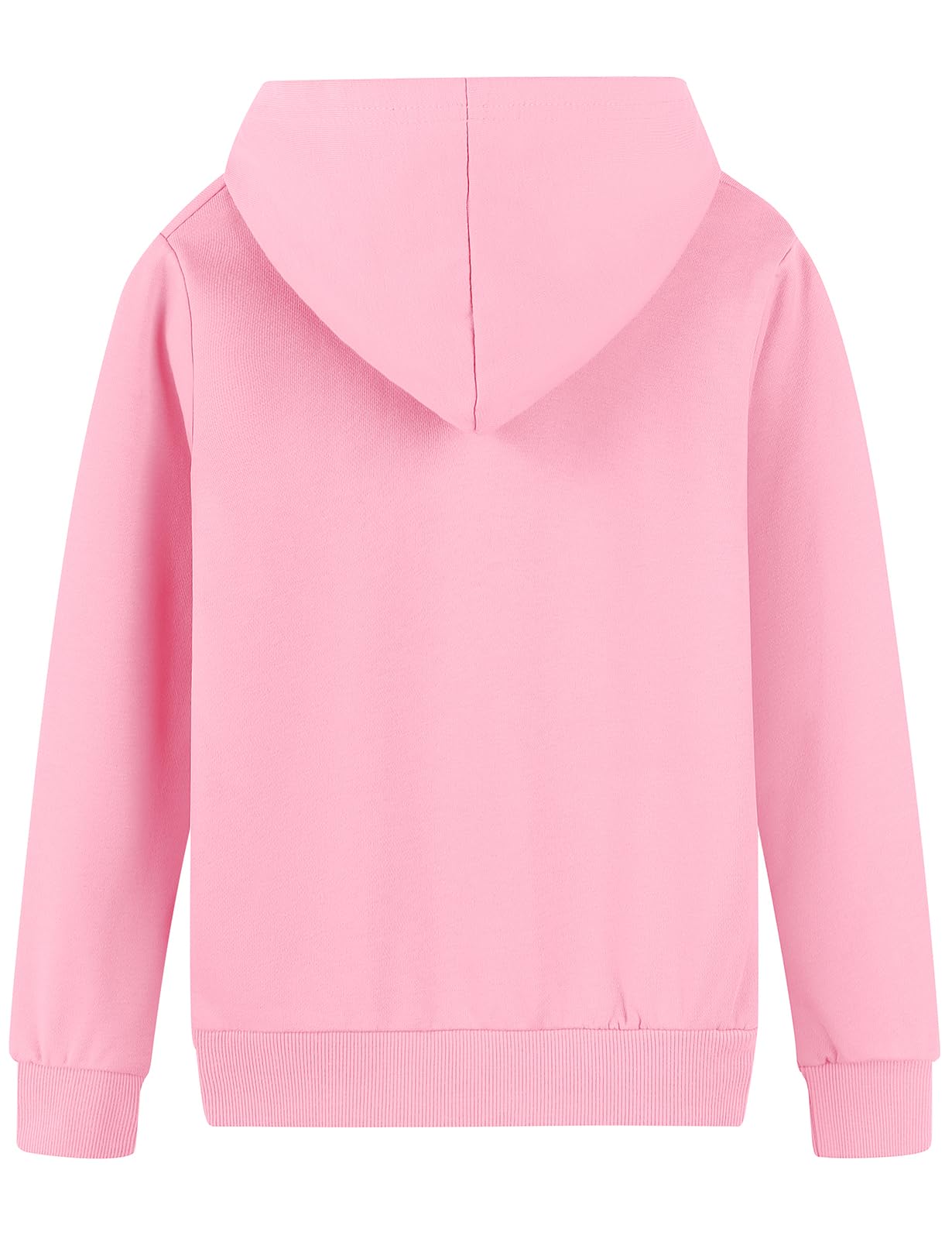 Spring&Gege Youth Solid Classic Hoodies Soft Hooded Pullover Sweatshirts for Children (3-14 Years)
